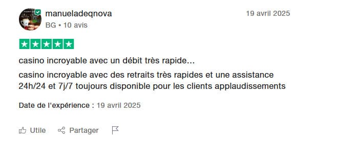 Europa777 Casino avis client