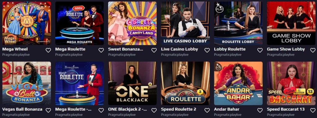 Europa777 Casino jeux live